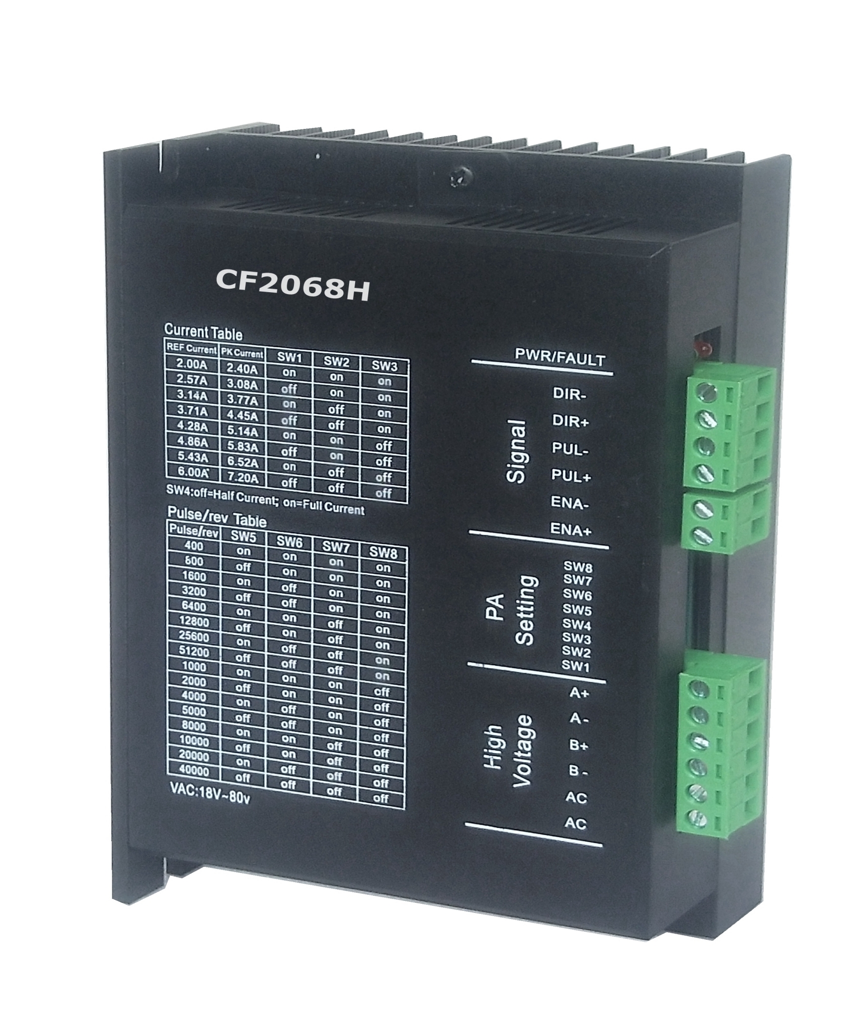 2-PHASE STEPPING DRIVER CF2068H